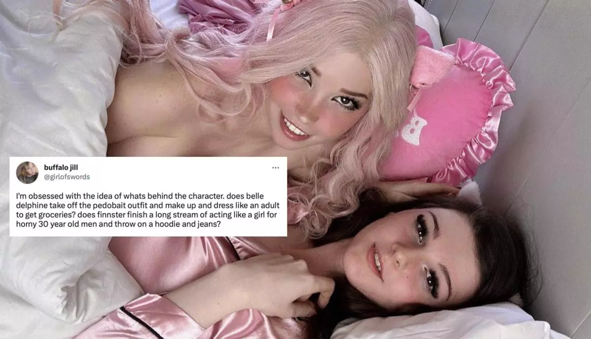 finn and belle delphine collaboration meme image