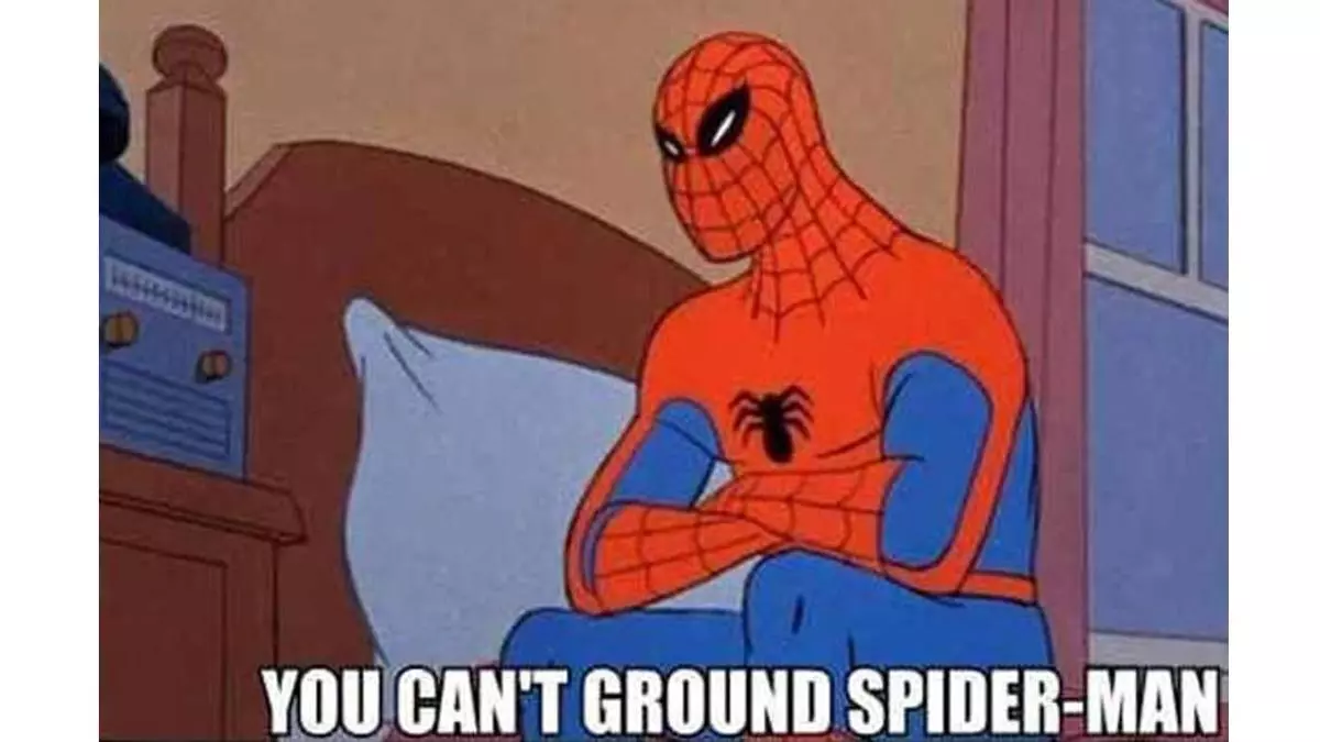 60s spider man meme image