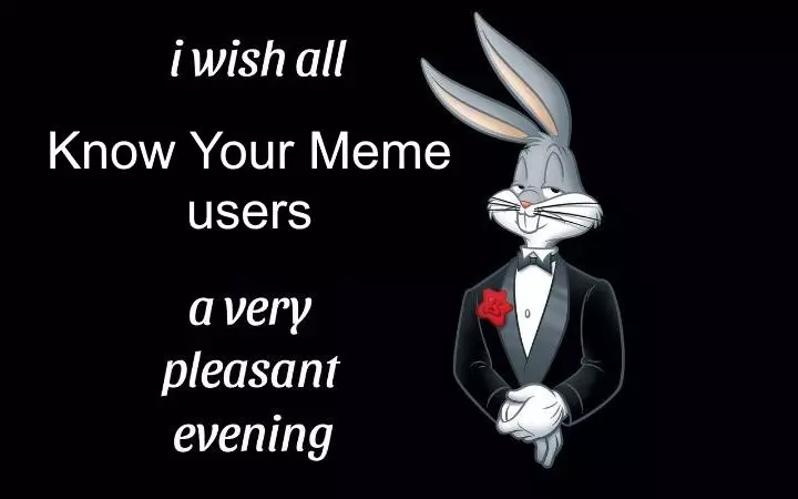 i wish all lesbians a very pleasant evening meme image
