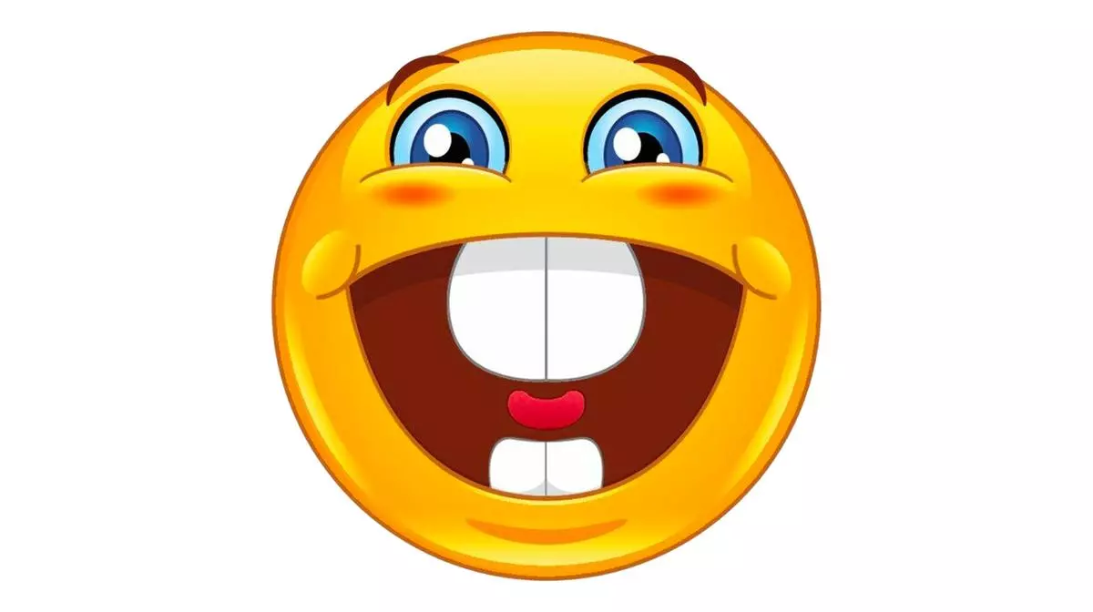 smiling buck tooth emoji meme image