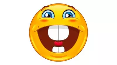 smiling buck tooth emoji