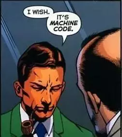 its machine code meme image