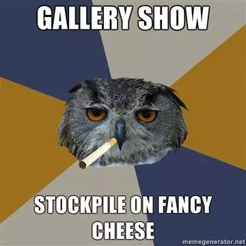 art student owl