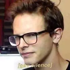 gay silence meme image