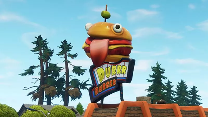 fortnite burger meme image