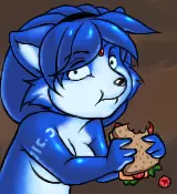 krystal cant enjoy her sandwich meme image