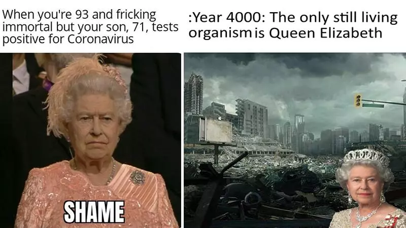 queen elizabeth is immortal meme image