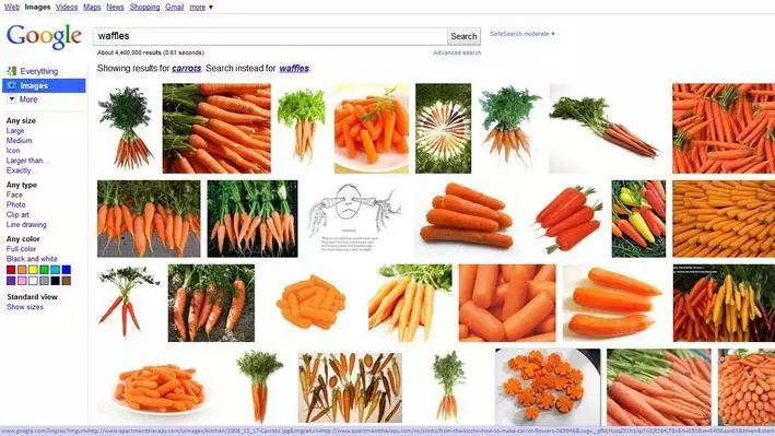 waffles dont you mean carrots meme image