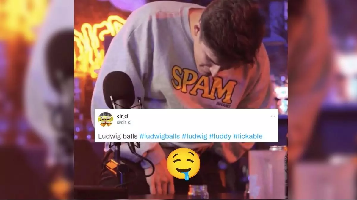 ludwig ball reveal ludwig balls leak meme image