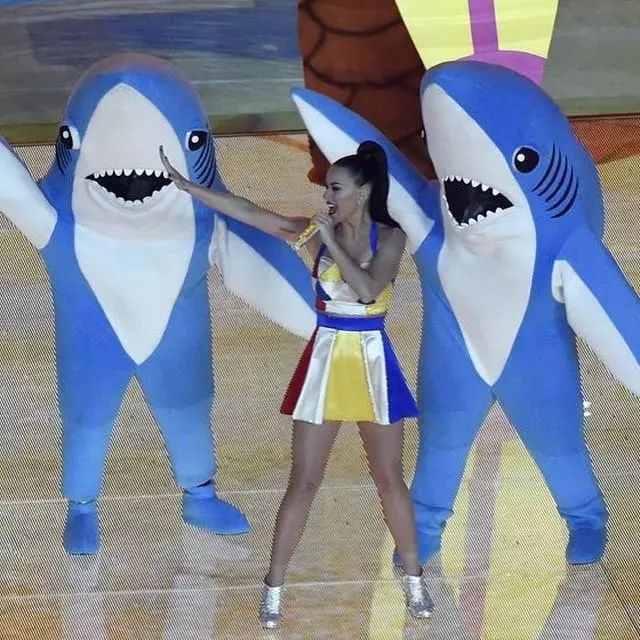 super bowl xlix halftime left shark meme image