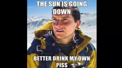 bear grylls better drink my own piss