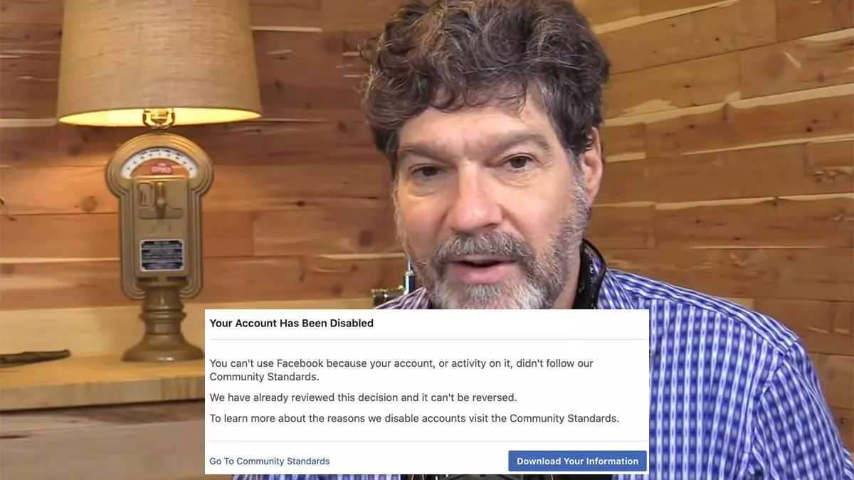 bret weinstein 2020 facebook ban meme image