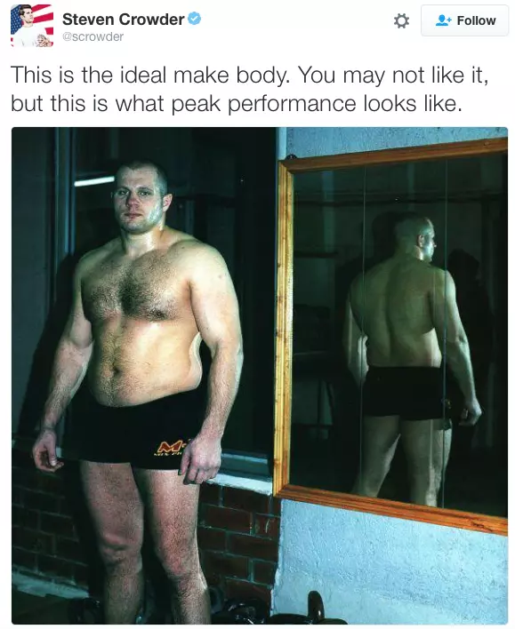 this is the ideal male body meme image