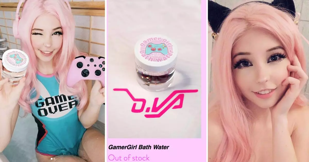 belle delphines gamergirl bath water meme image