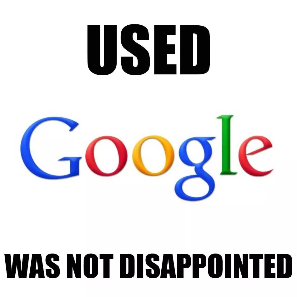 googled it was not disappointed meme image