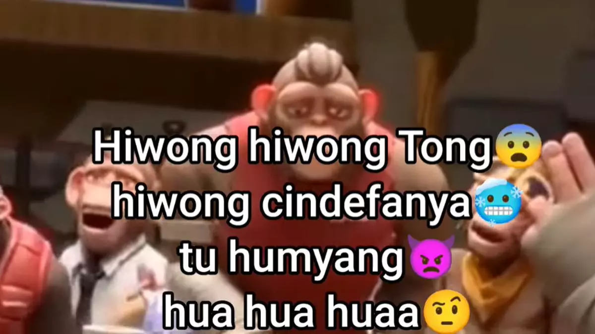 chinese monkeys hiwong hiwong tong hiwong tap4fun chinese age of apes song meme image