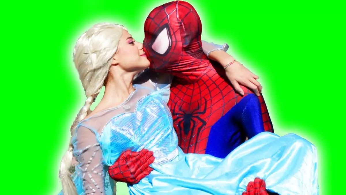 spider man and elsa videos elsagate meme image