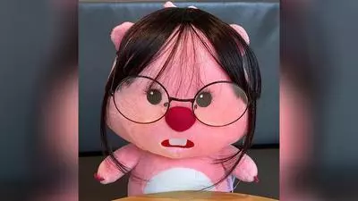 glasses loopy plushie