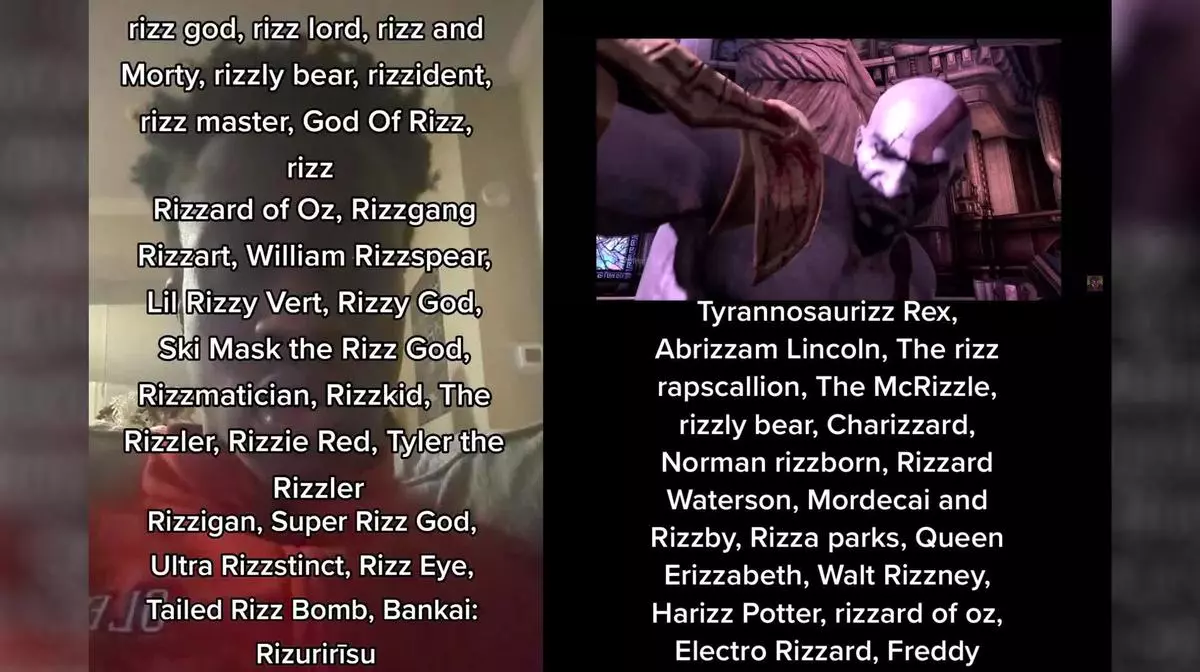 rizz god rizz nicknames meme image