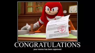 meme approved by knuckles