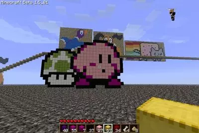 minecraft pixel art