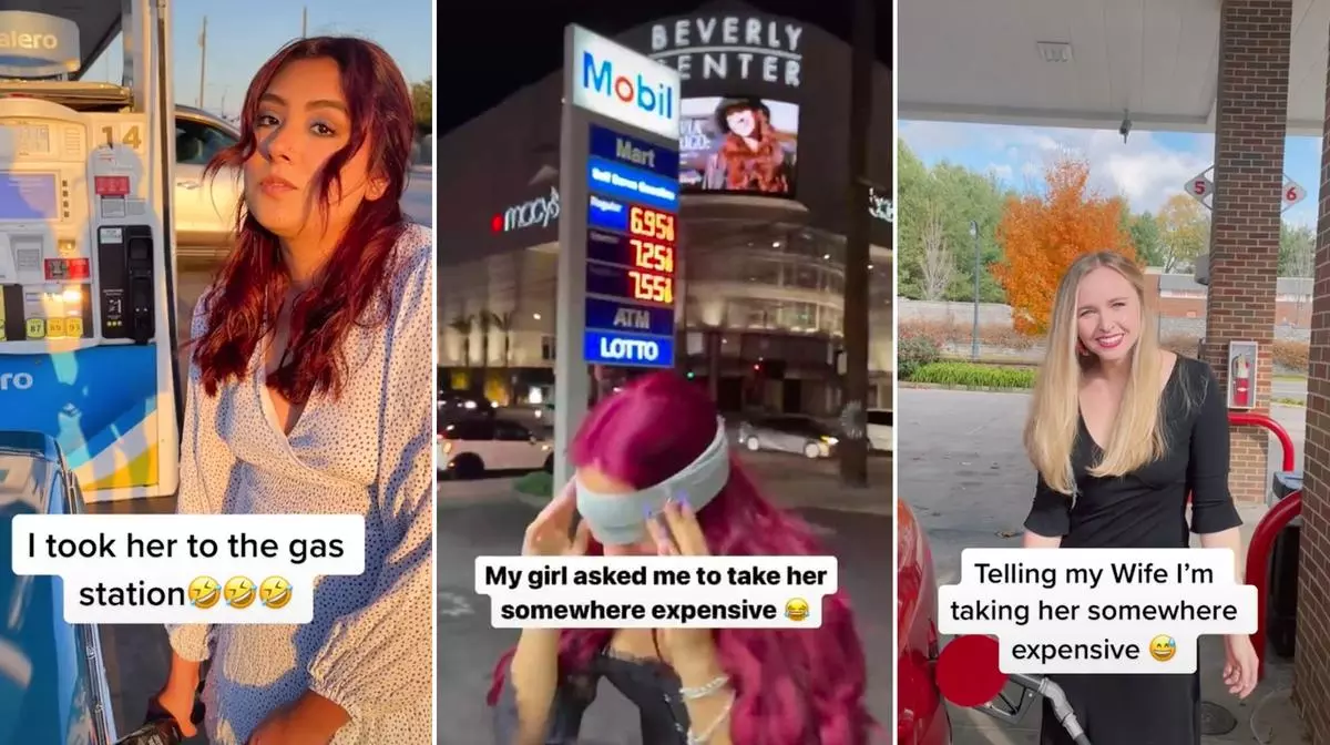 taking my girl somewhere expensive the gas station meme image
