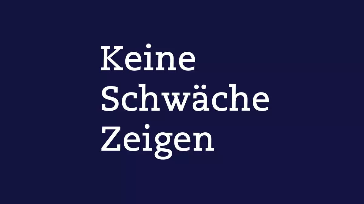 keine schwache zeigen meme image