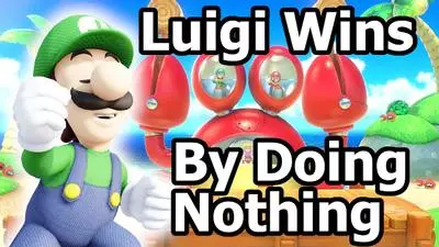 luigi wins by doing absolutely nothing