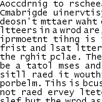 aoccdrnig to rscheearch meme image