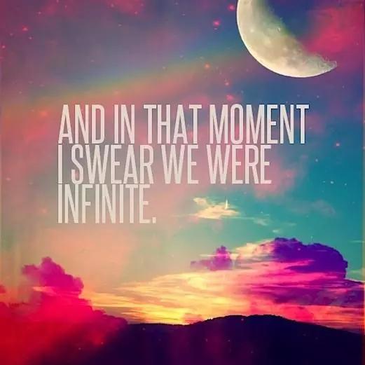 and in that moment i swear we were infinite meme image