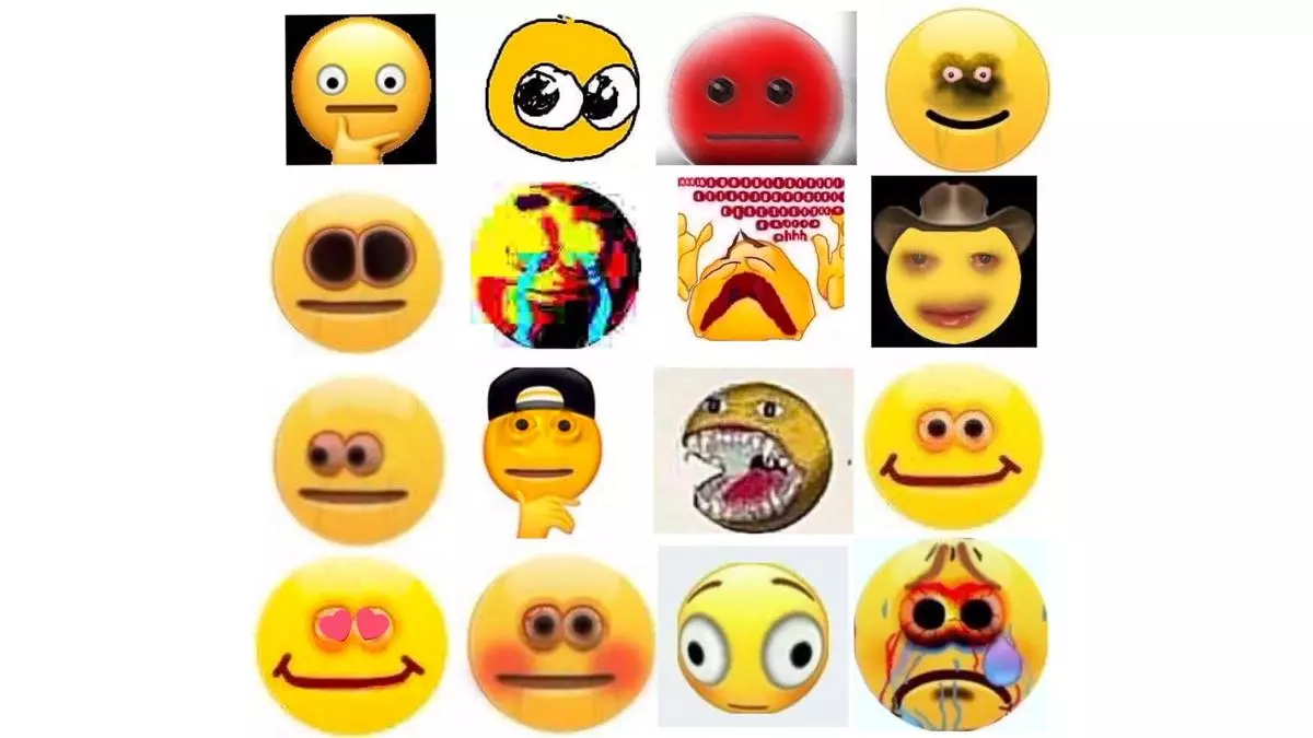 cursed emojis meme image