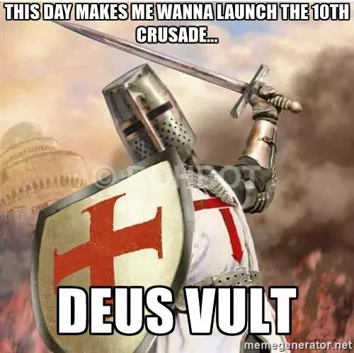 deus vult meme image