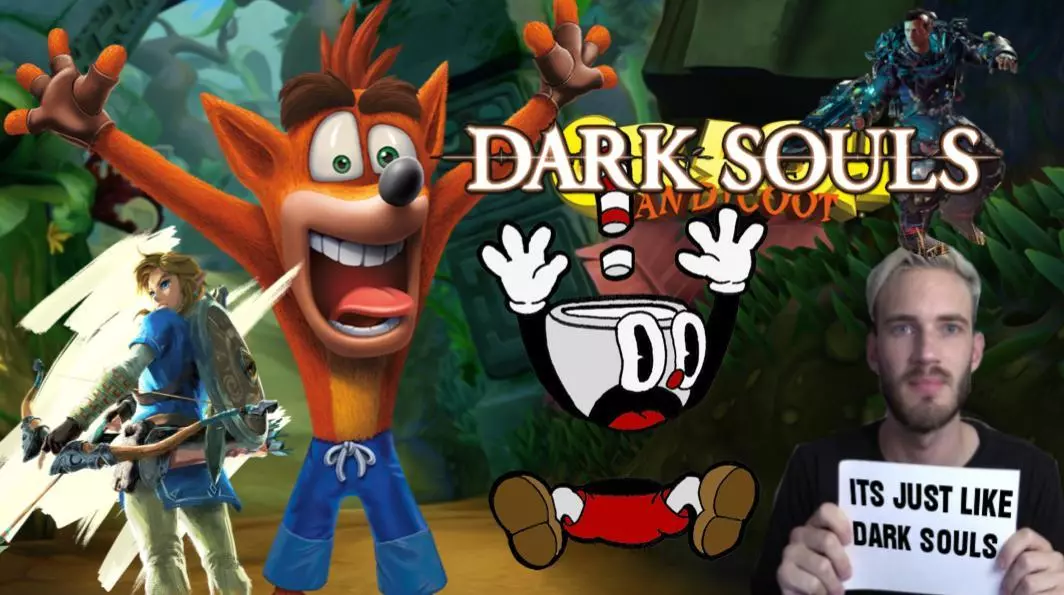 the dark souls of x its just like dark souls meme image