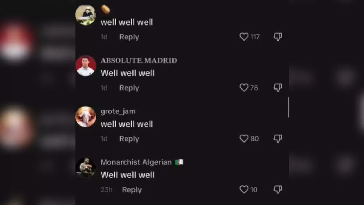 well well well like a moth to a flame tiktok meme image