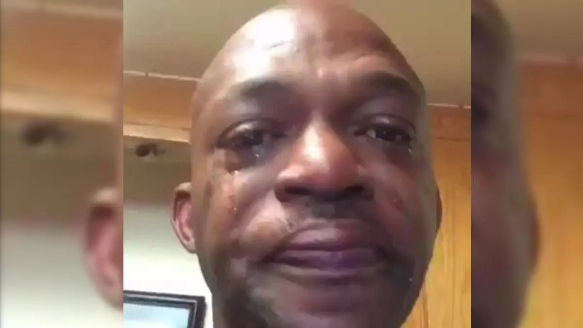 black man crying thank god for my reefer meme image