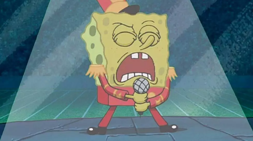 spongebobs sweet victory concert meme image