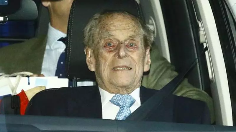 prince philip leaving hospital meme image