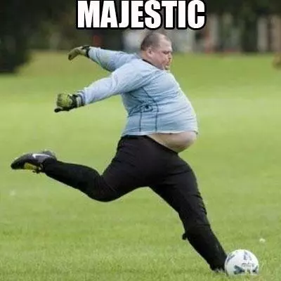 majestic as fuck meme image