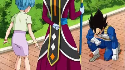 i kneel kneeling vegeta