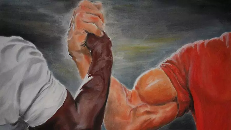 epic handshake meme image