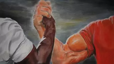 epic handshake