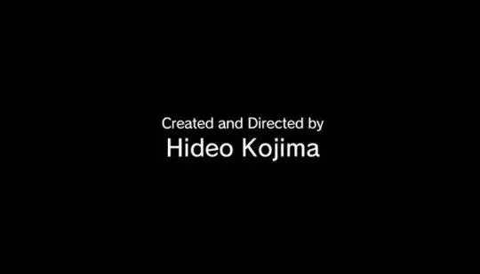 a hideo kojima game meme image