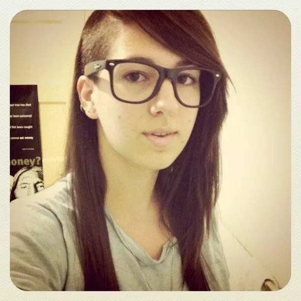 girls that look like skrillex meme image