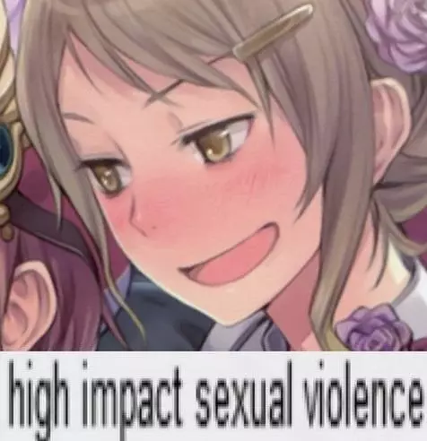 high impact sexual violence meme image