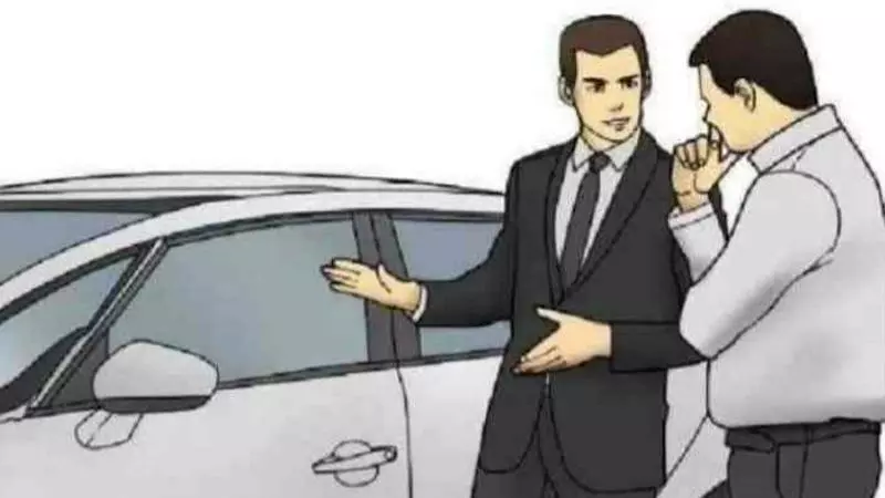 slaps roof of car meme image