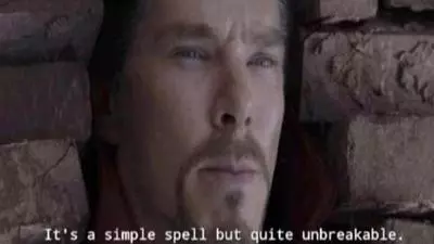 its a simple spell but quite unbreakable