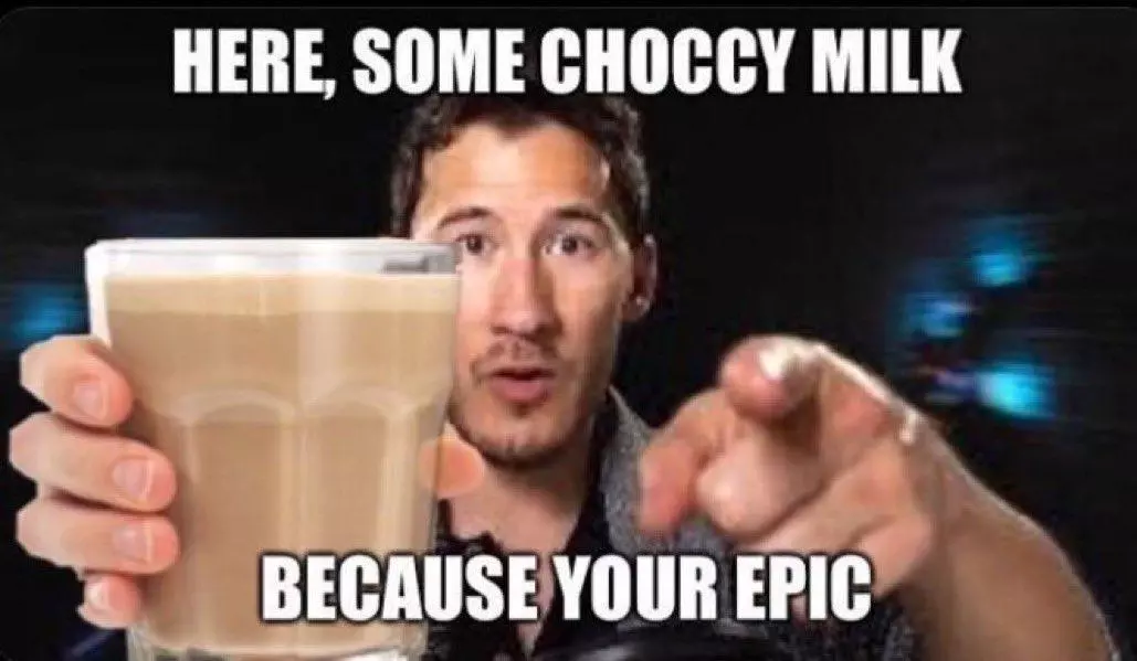 choccy milk meme image