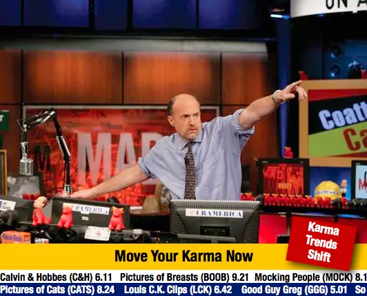 mad karma with jim cramer meme image