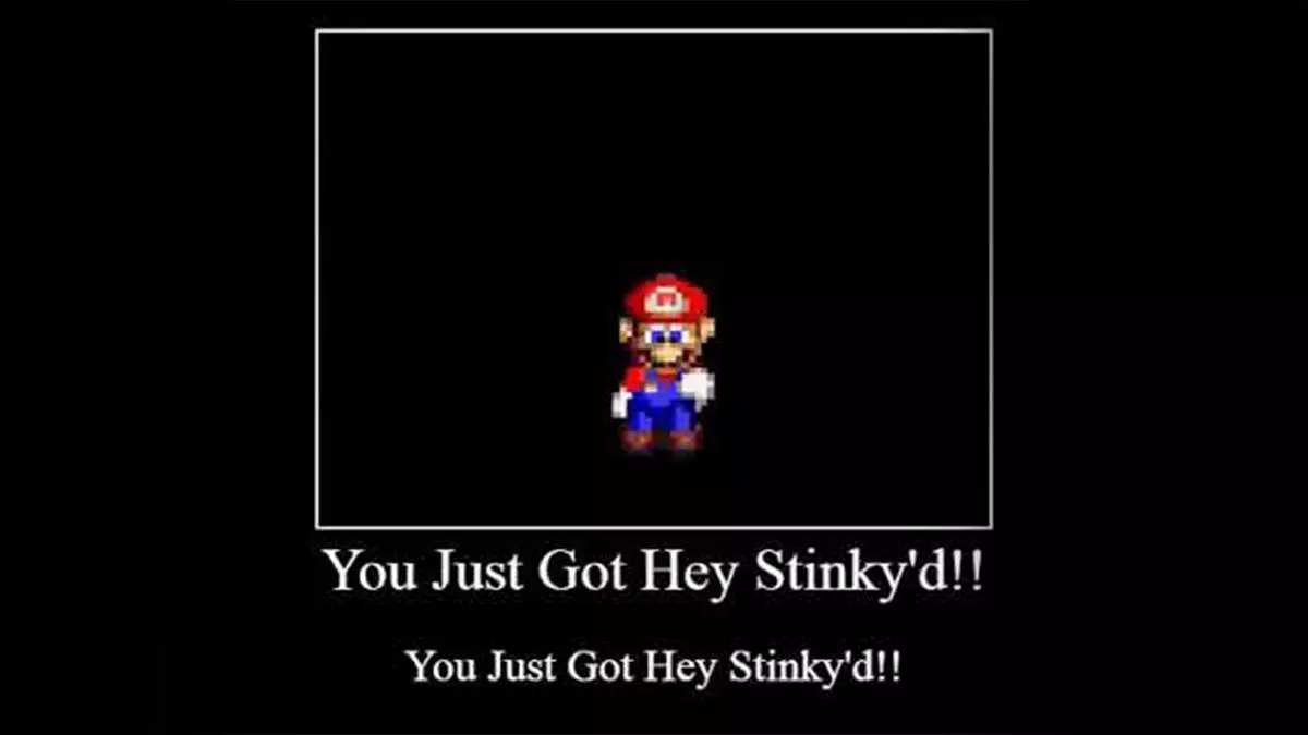 you just got hey stinkyd meme image