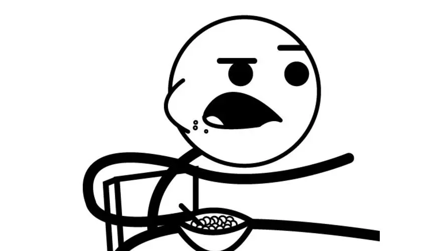 cereal guy meme image